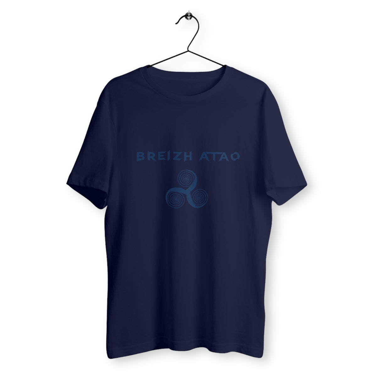 T-Shirt "Breizh Atao" - Bretagne Toujours - Marine/Glas