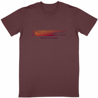 T-Shirt "Penn Ar Bed" - Pointe du Raz - Orange/Melenn-Ruz