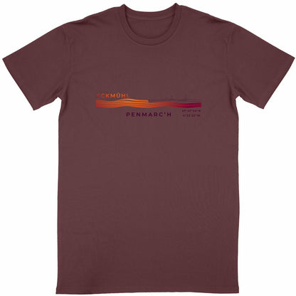 T-Shirt "Penmarc'h" - Phare d'Eckmühl - Orange/Melenn-Ruz