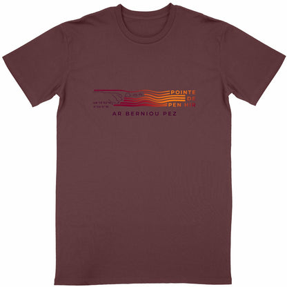T-Shirt "Ar Berniou Pez" - Pointe de Pen Hir - Orange/Melenn-Ruz